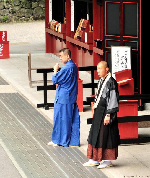 Tendai Buddhist Monks at Rinno-ji Temple, Nikko