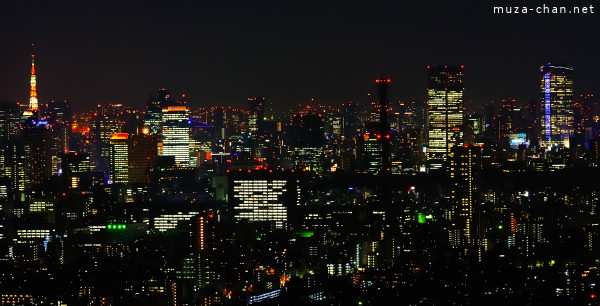 Tokyo Night Lights, view from Sunshine City, Ikebukuro, Tokyo
