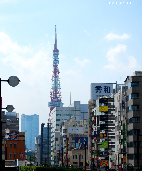 Tokyo Tower, View from Hamamatsuchō Station