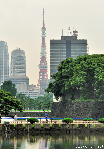 Tokyo Tower, View from Imperial Palace