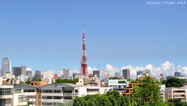 Tokyo Tower, View from Roppongi Hills