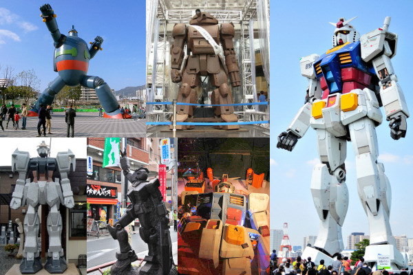 Top 6 Giant Robot Japanese Tourist Attractions