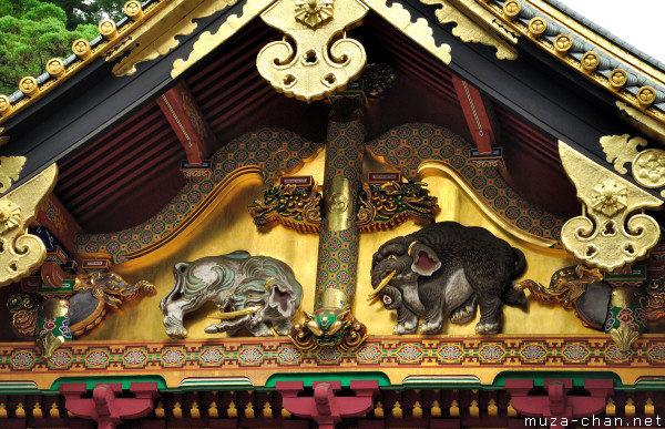 Imaginary elephants, Kamijinko, Toshougu Shrine, Nikko