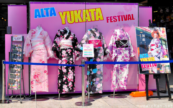 Alta Yukata Festival, Shinjuku, Tokyo