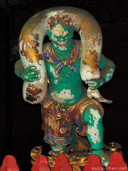 Fujin (The God of Wind), Nitenmon Gate, Taiyuin Mausoleum, Nikko