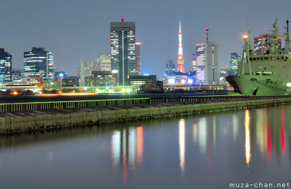 Tokyo Bay Area night view