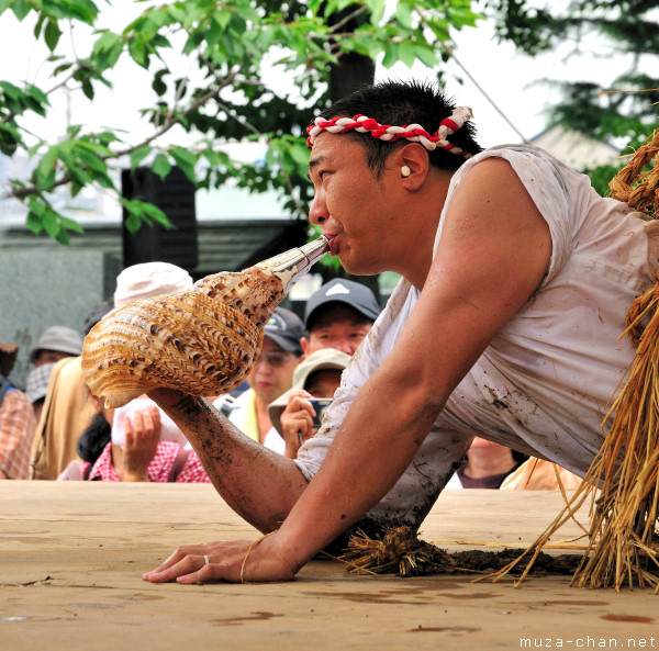 Mizudome-no-Mai (Rain-Stopping Dance), Gonsho-ji Temple, Ota-ku, Tokyo