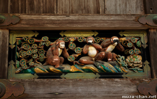 The three wise monkey, Toshougu Shrine, Nikko