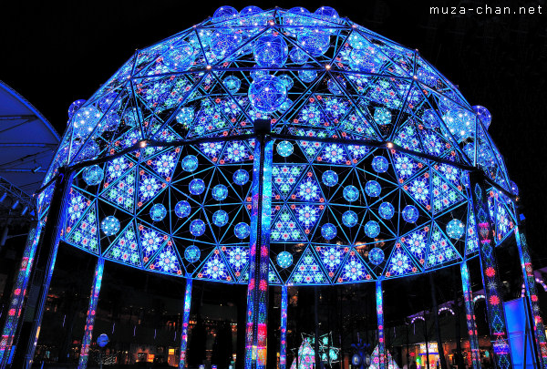 Tokyo Christmas Illuminations, Tokyo Dome City, Galaxy Dome