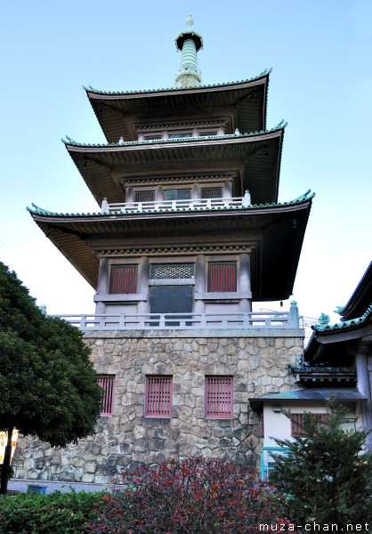 Pagoda, Tokyo Memorial Hall for the Casualties of the Great Kanto Earthquake, Ryogoku, Tokyo