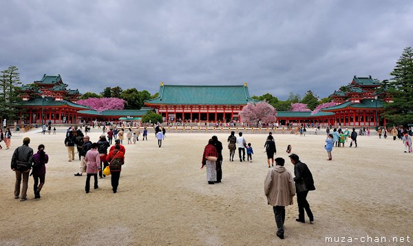 Daigoku-den, Byakko-ro, Soryu-ro, Heian Shrine, Kyoto
