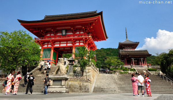 Nio-mon Gate, Sai-mon Gate, Kiyomizu-dera, Kyoto