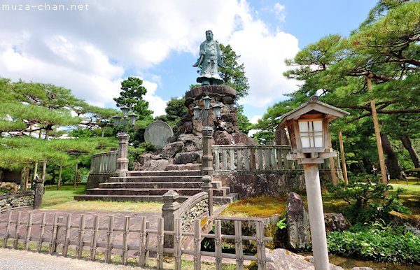 Statue of Prince Yamato Takeru, Kenroku-en Garden, Kanazawa