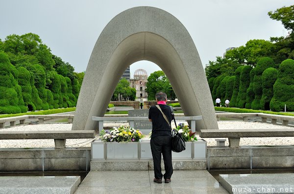 Cenotaph for the A-bomb Victims, Hiroshima Peace Memorial Park, Hiroshima