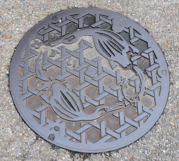 Cormorant fishing Manhole Cover, Gifu
