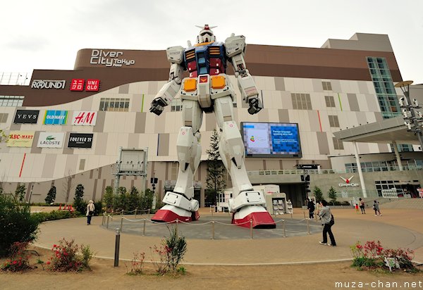 Life-size Statue RX-78-2 Gundam, Diver City, Odaiba, Tokyo