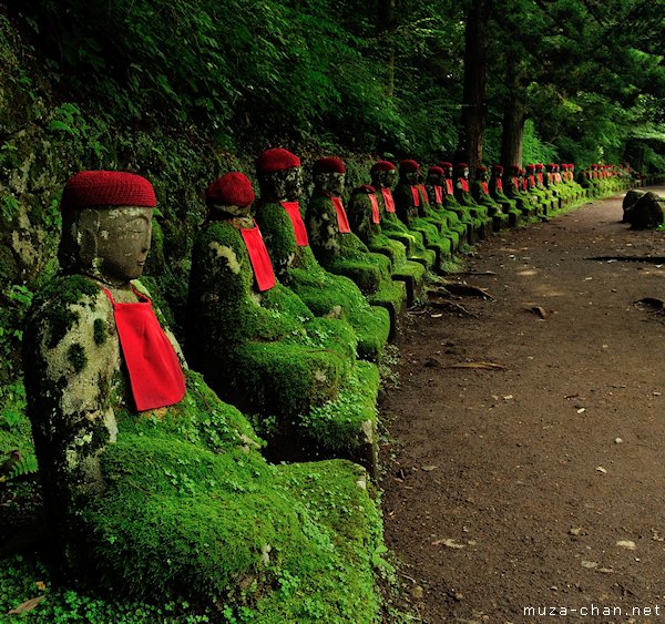 Jizo statues, Kanmangafuchi Abyss, Nikko