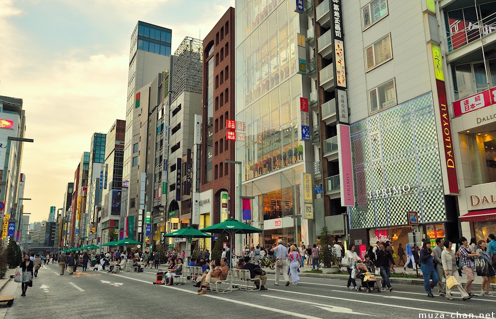 Tokyo Ginza Pedestrian Paradise