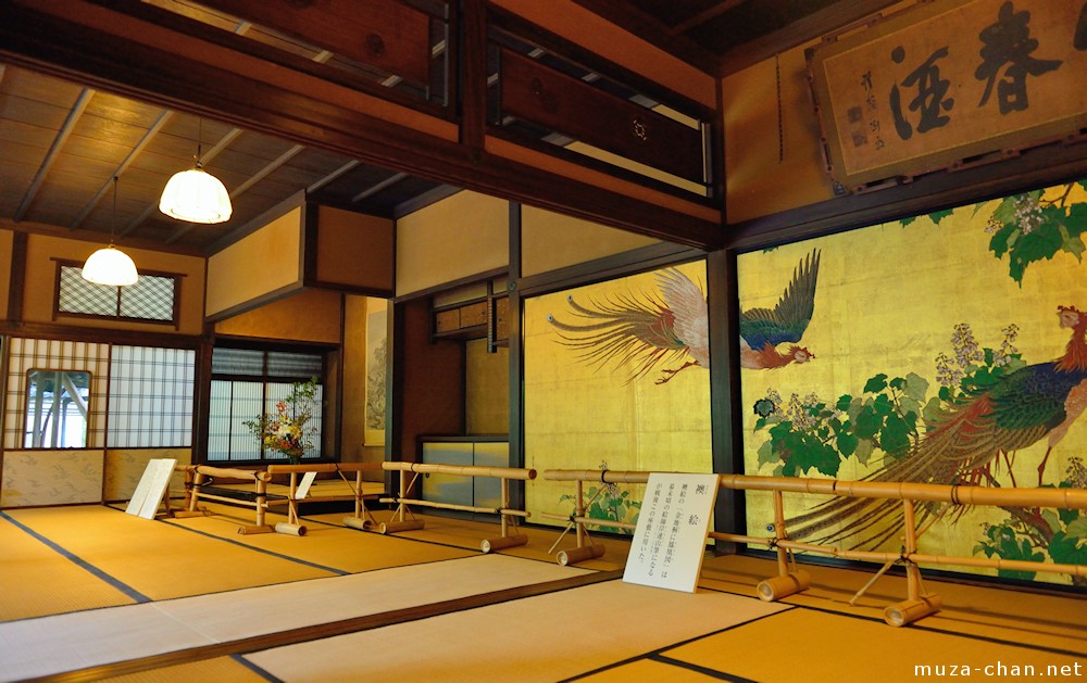 Masterpieces of Japanese traditional architecture, glamorous Sumiya interior