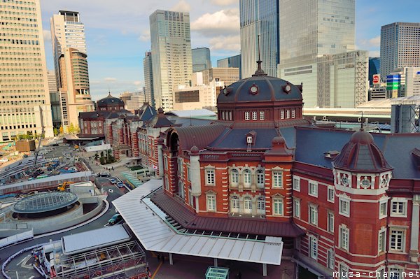 Tokyo Station, View from JP Tower, Marunouchi, Tokyo