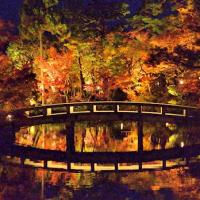 【切子】autumn evening 200-sq-eikando-bridge-autumn-