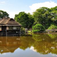 A Japanese tea house