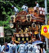 Floats Parade at Uchiwa Matsuri