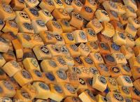 Hundreds of Kamon stamps