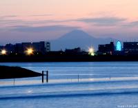 A fulfilled desire, Mount Fuji in twilight