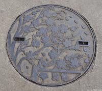 12 Sakura Manhole Covers