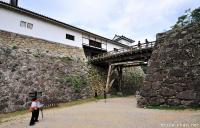 Unique style tower at Hikone Castle