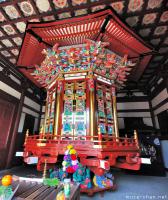 Japanese spiritual architecture, rare wheel repository at Naritasan