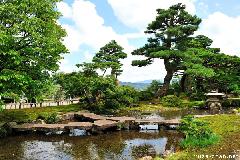 Japanese Garden beauty, the Flying Geese Bridge from Kenroku-en