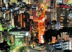 Ikebukuro by night, long-exposure photography