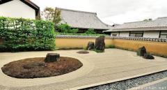 Japanese Zen gardens, the Crane and the Turtle