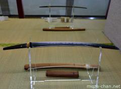 Japanese sword with splendid hamon