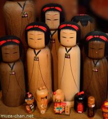 Kokeshi, Japanese wooden dolls