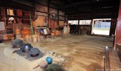 Inside the traditional Japanese house, Kamado stove