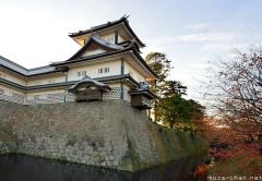 Kanazawa Castle stone walls