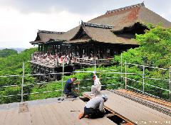Kiyomizu-dera renovation works