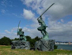 Ganryu-jima, the site of the most famous samurai duel