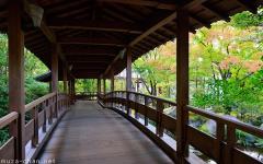 Japanese traditional architecture, bridge corridor