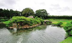 Japanese gardens, Nakajima, the accessible island