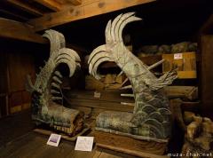 Japanese superlatives, the tallest wooden Shachi roof ornaments