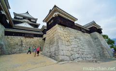 Matsuyama Castle defensive walls