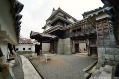 Matsuyama Castle turret and gate