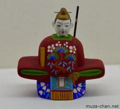 Traditional Japanese clay doll, Tenjin