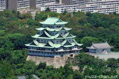 Nagoya castle bird's eye view