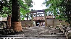 The 62nd rebuilding of the most venerable shrine, Ise Jingu