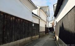 Traditional narrow street in Kurashiki